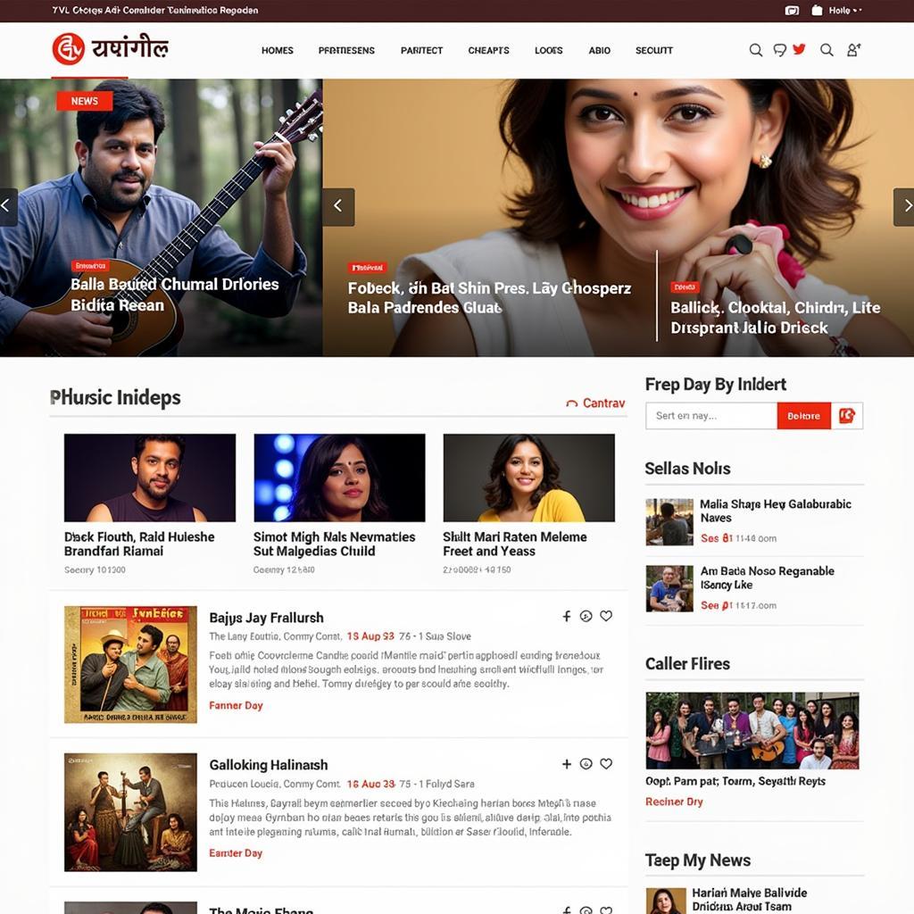 Official website for Marathi music