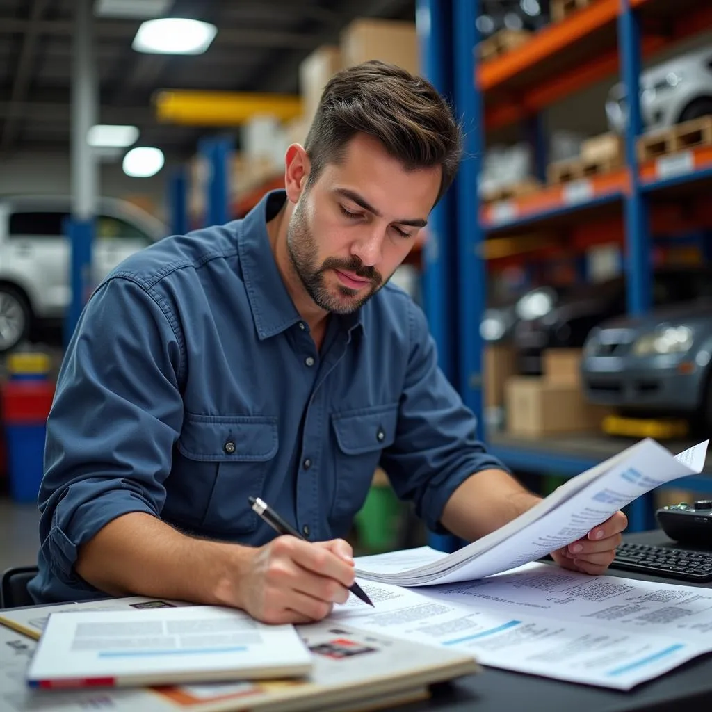 Mechanic Studying for ASE Exam