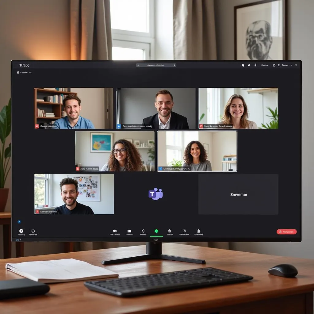 Microsoft Teams video conferencing