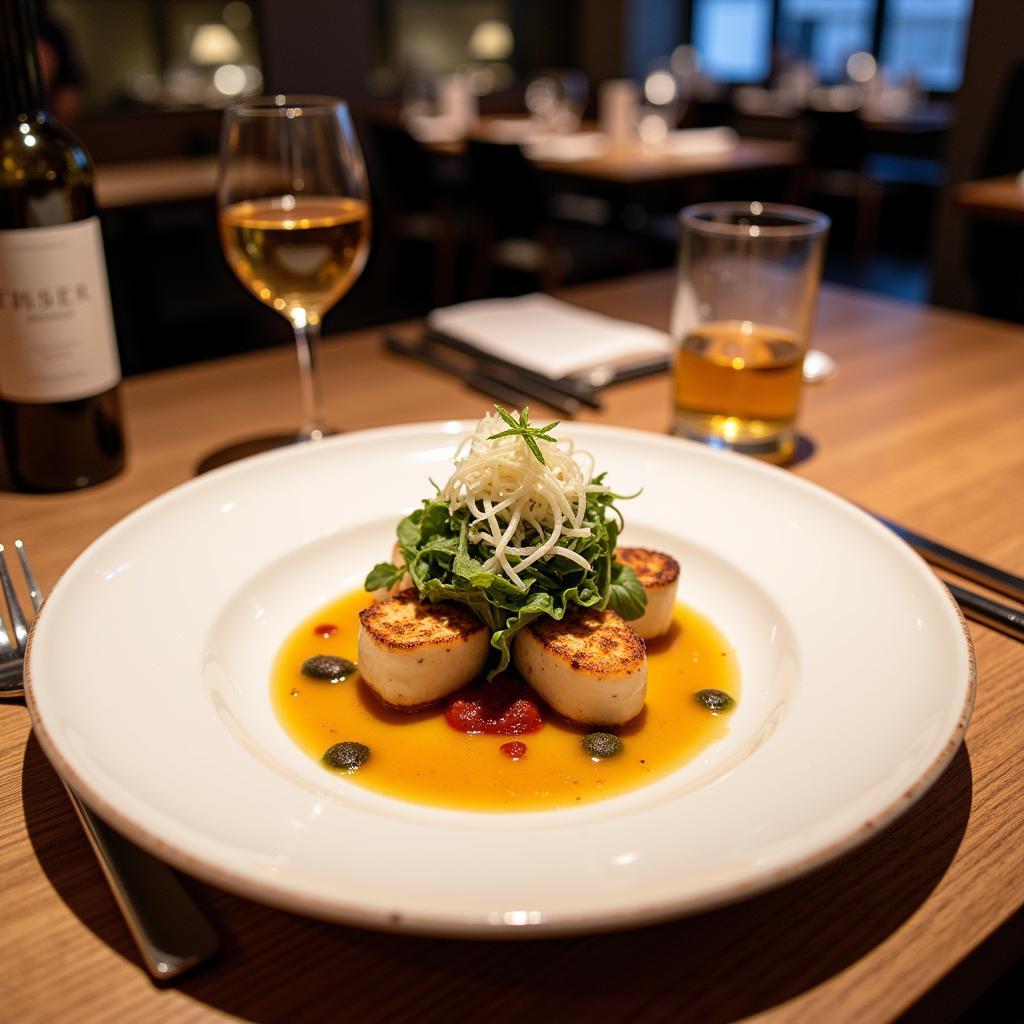 Modern French Restaurant Plating