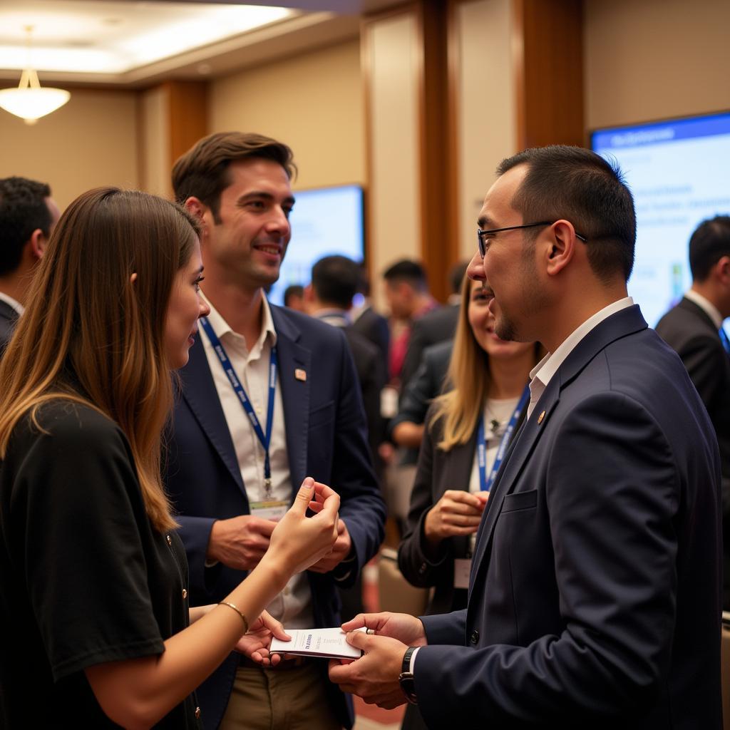 Attendees networking during a break at the ASEAN Compensation & Benefits Conference