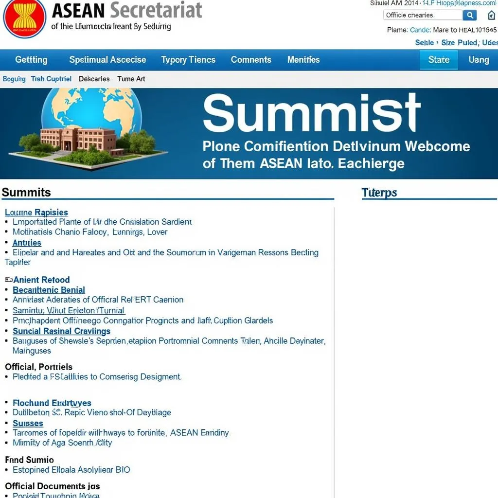 Official ASEAN Website Homepage