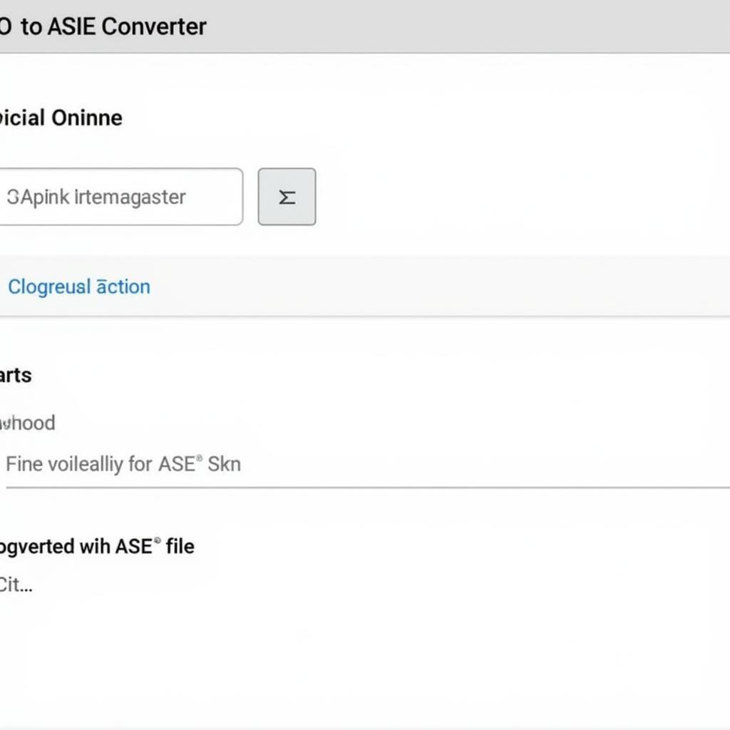 Using an Online ACO to ASE Converter