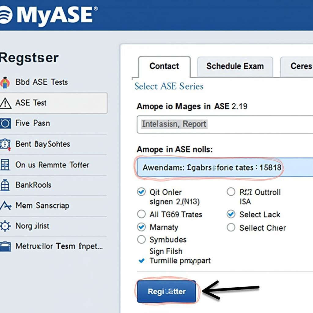 Online ASE Test Registration