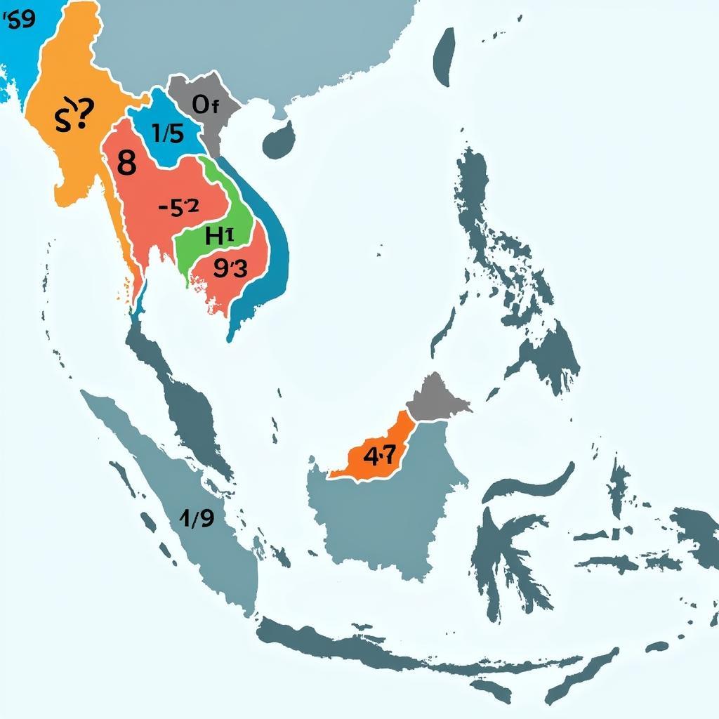 Online fraud map of Southeast Asia