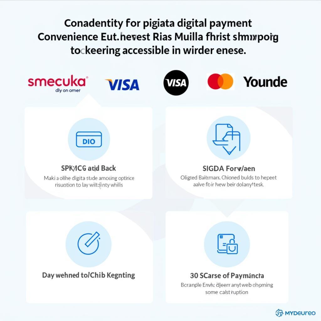 Various payment methods commonly used for online transactions in Southeast Asia, such as credit cards, e-wallets, and bank transfers.