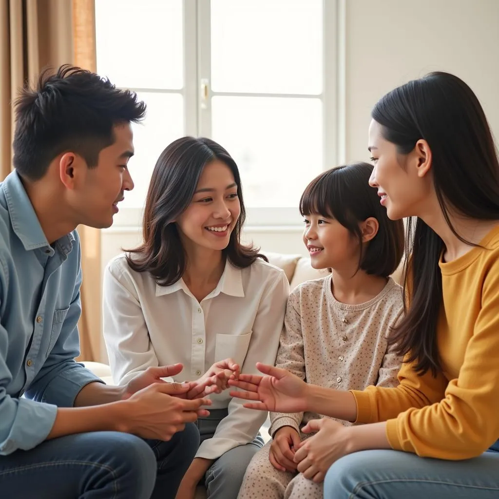 Open Communication Within a Southeast Asian Family