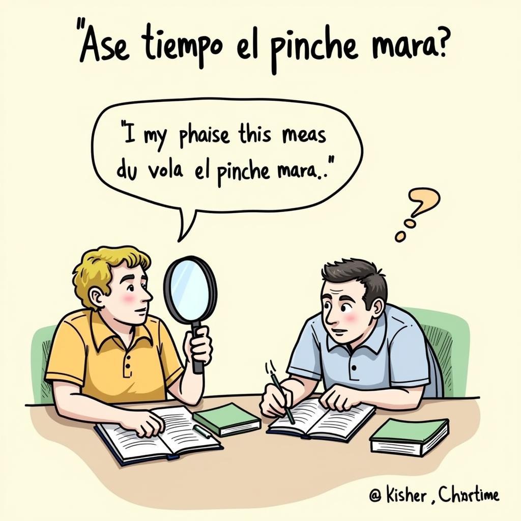 Breaking down "Ase tiempo el pinche mara"