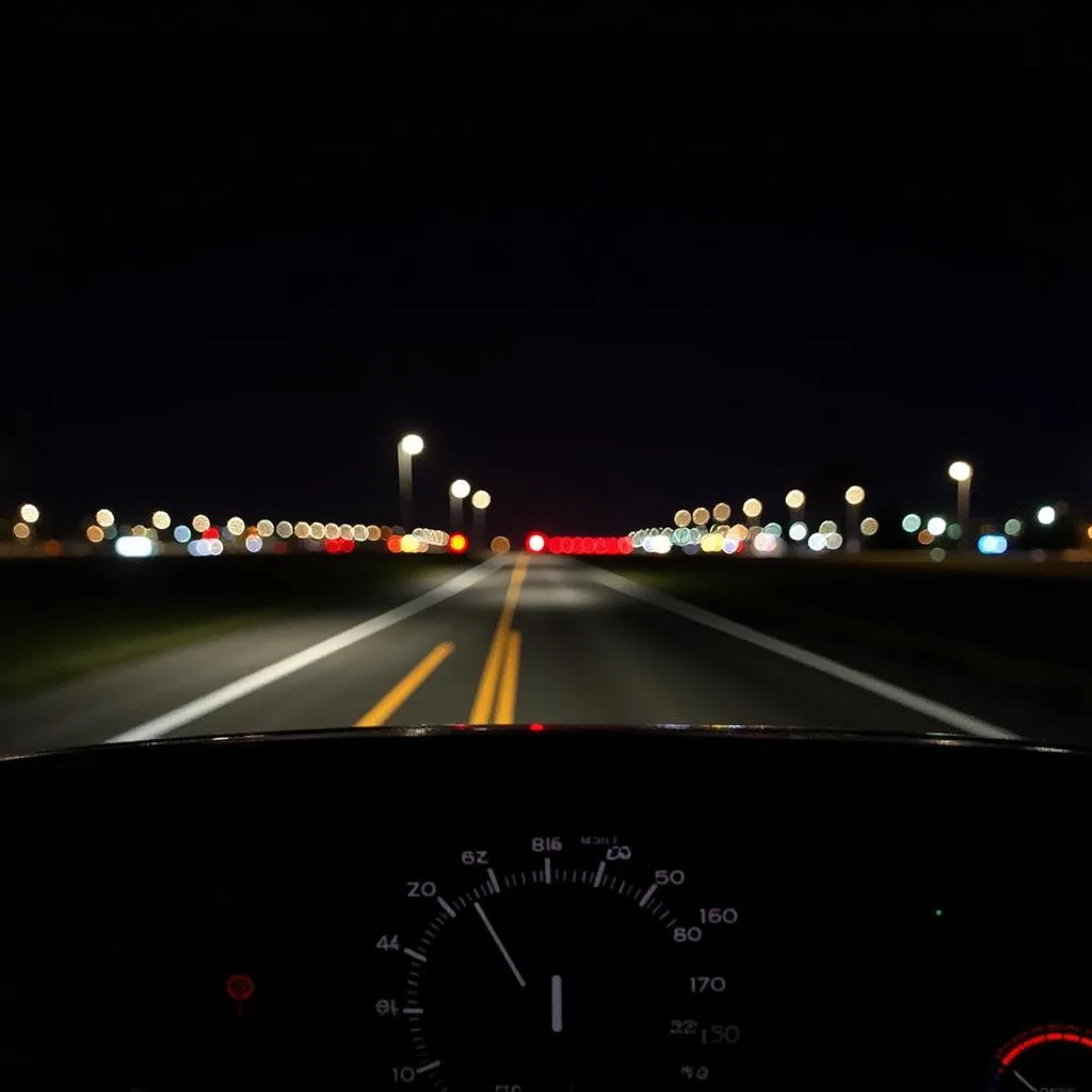 Pilot's Perspective of Landing Lights