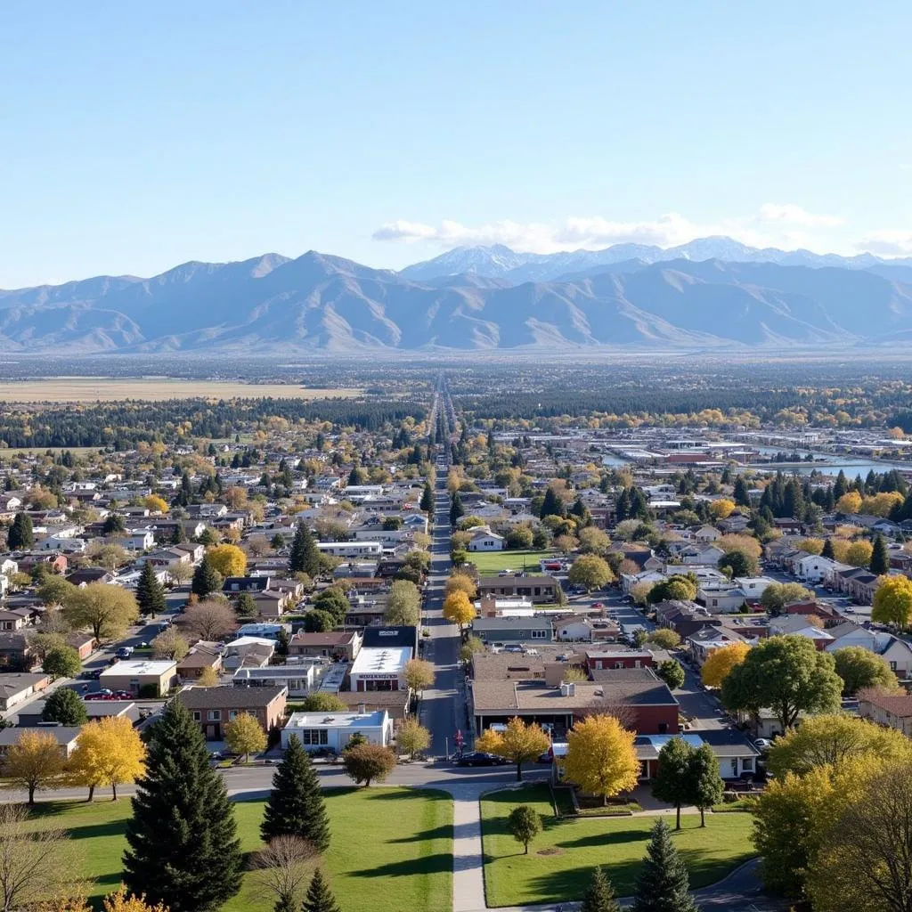 Pleasant Grove Utah Cityscape