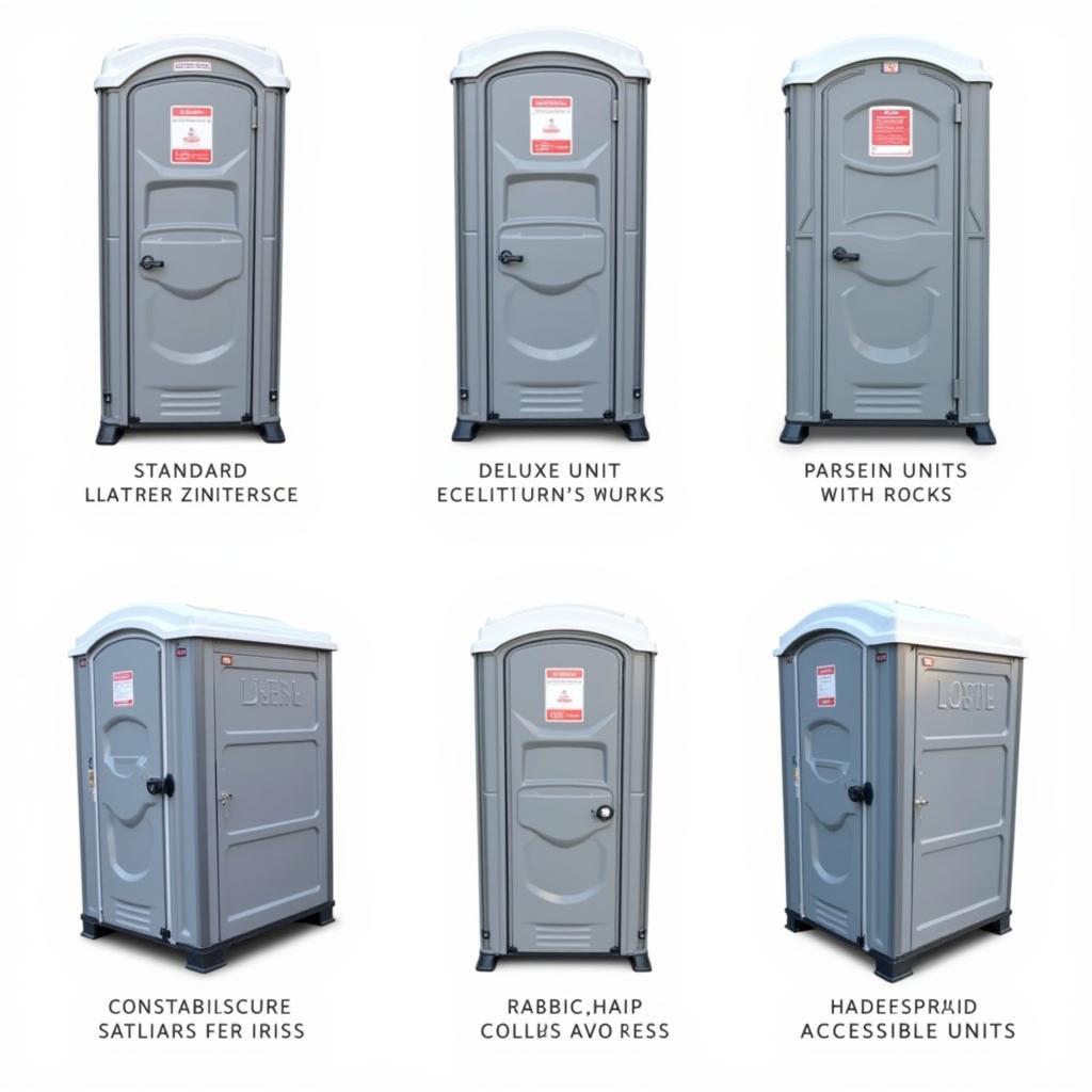 Various Portable Toilet Options Available for Rent