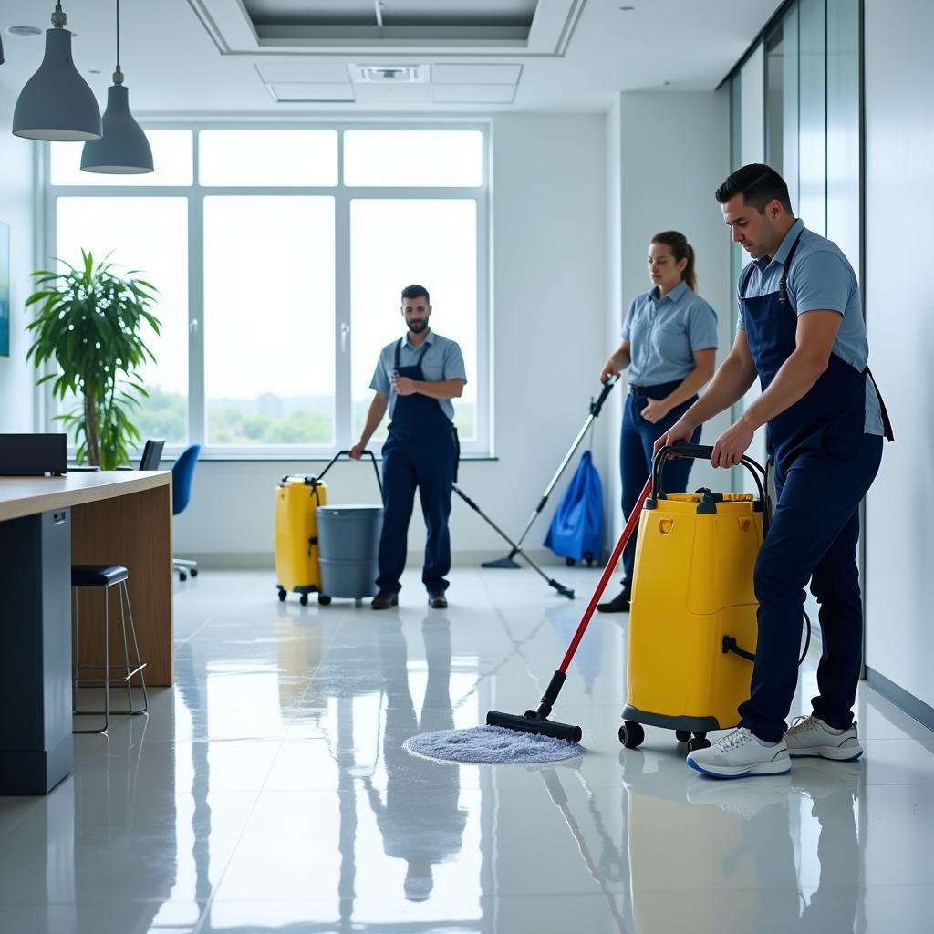 Commercial cleaning services