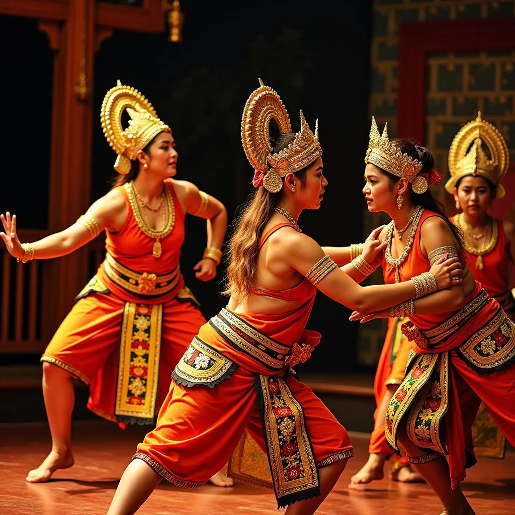 Traditional Thai Ramayana Performance