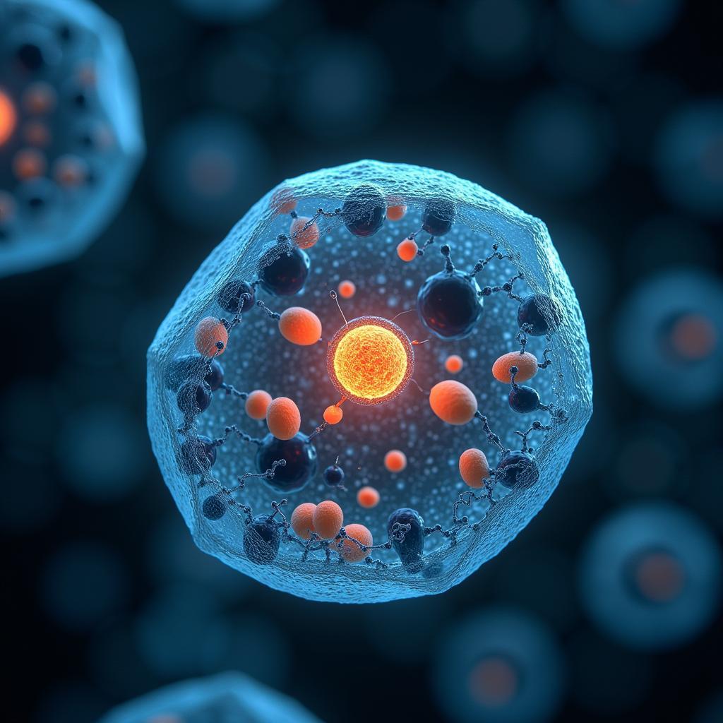 Redox reaction in a cell