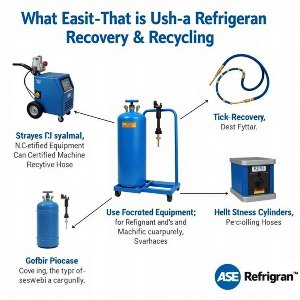 Refrigerant Recovery Equipment for ASE Test