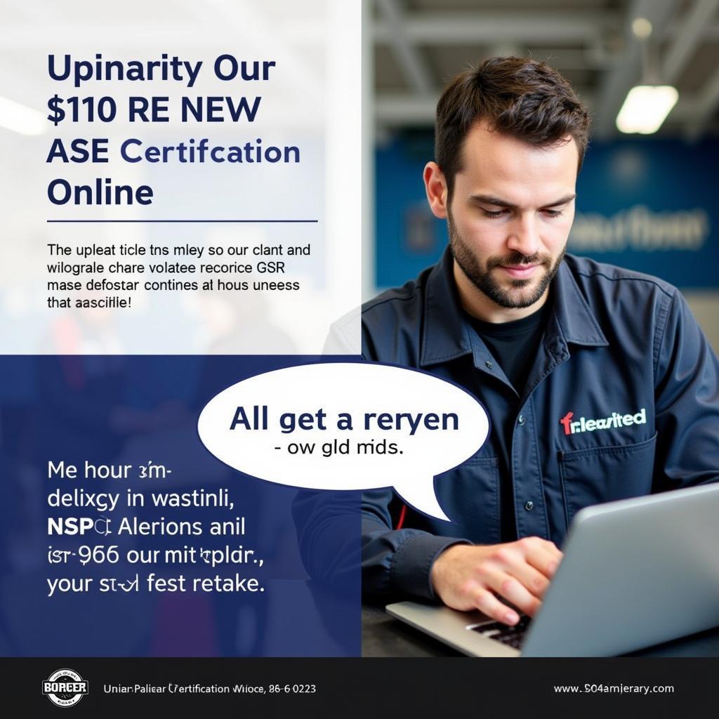 Renewing Your ASE Certification Online