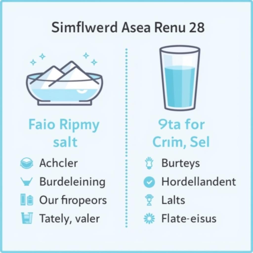 A list of ingredients for Asea Renu 28