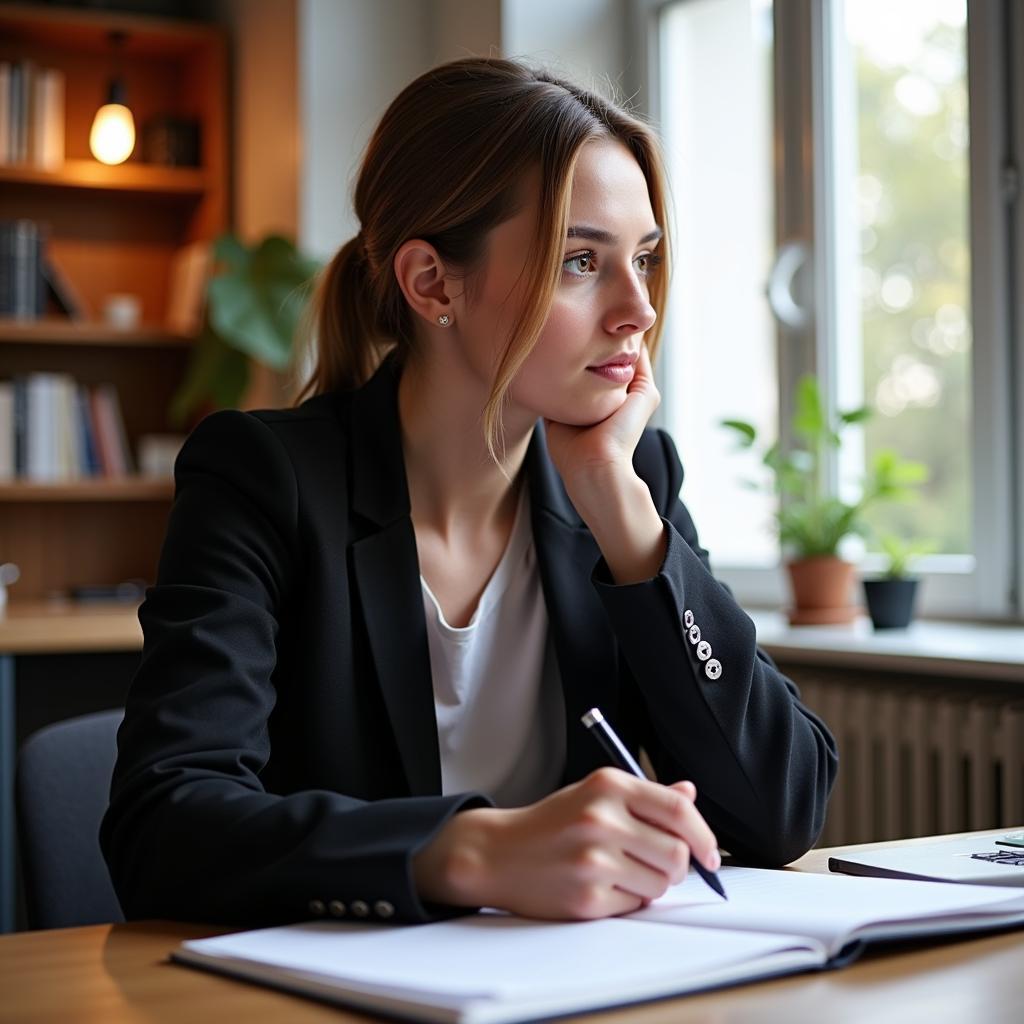 Romanian Job Seeker Reflecting on Career Aspirations