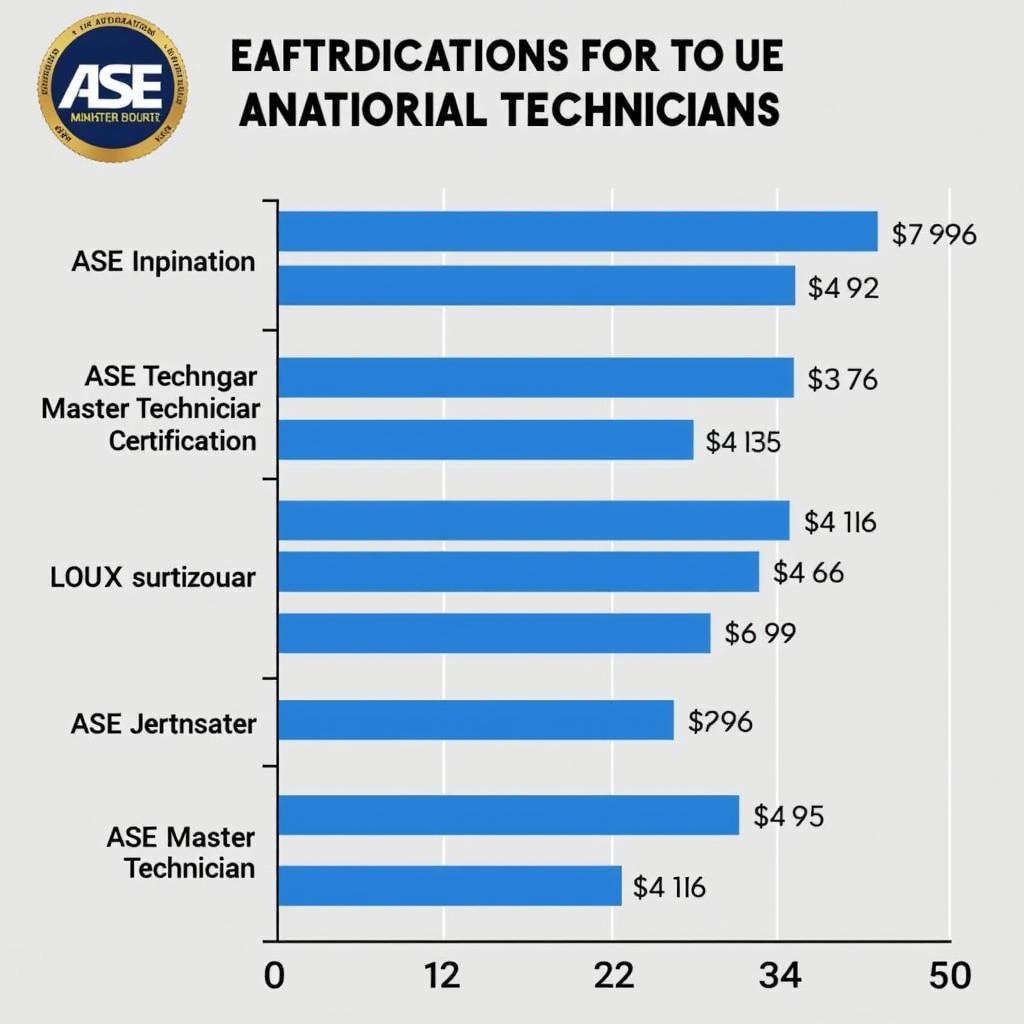 Salary Comparison Chart for ASE Certifications