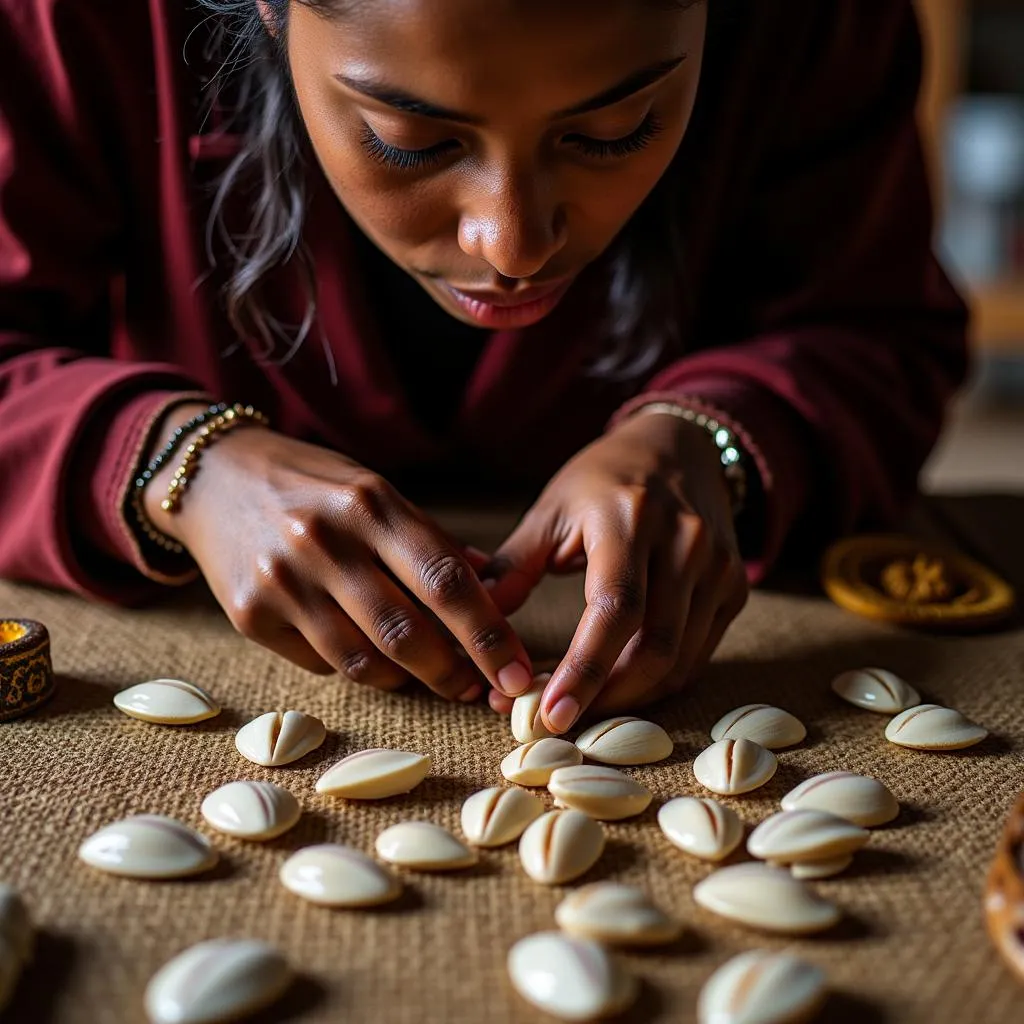 Santeria Divination with Cowrie Shells