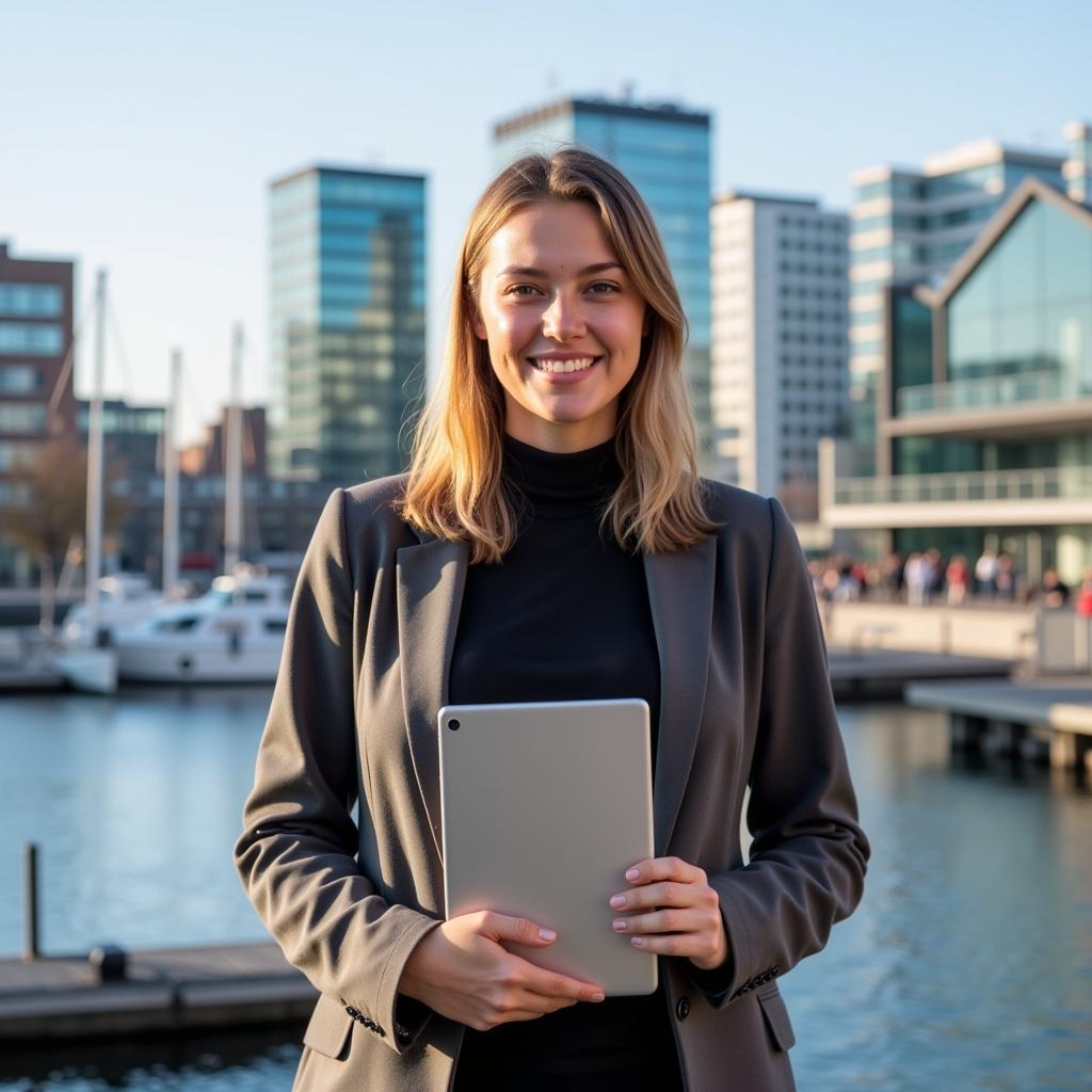 Confident Self-Employed Individual in Denmark