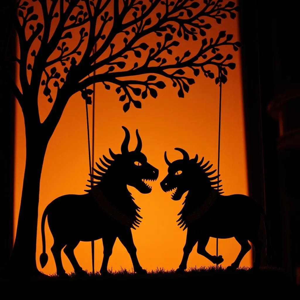 Indonesian Shadow Puppets