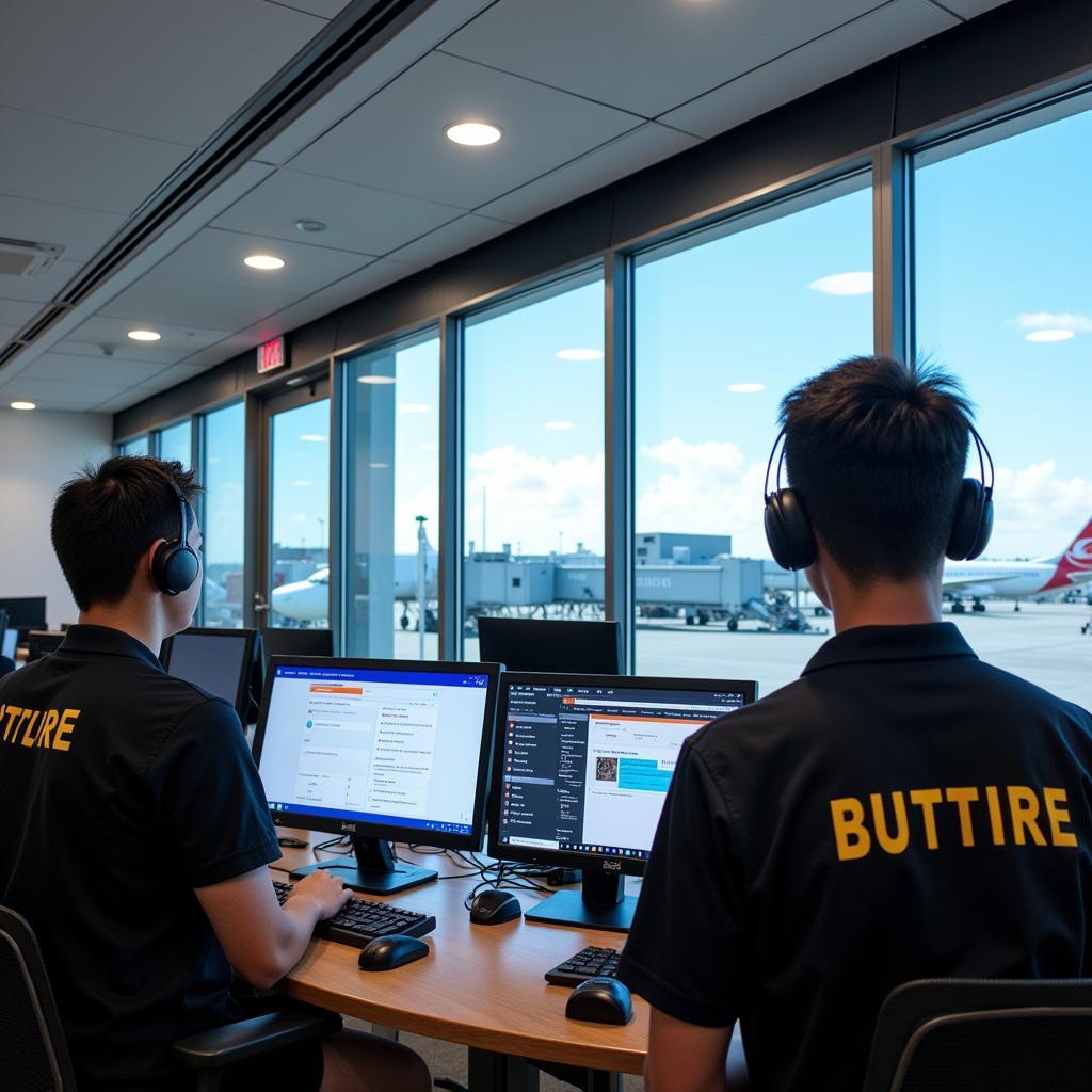 Shipley Airport Security Personnel Monitoring AutoGate System