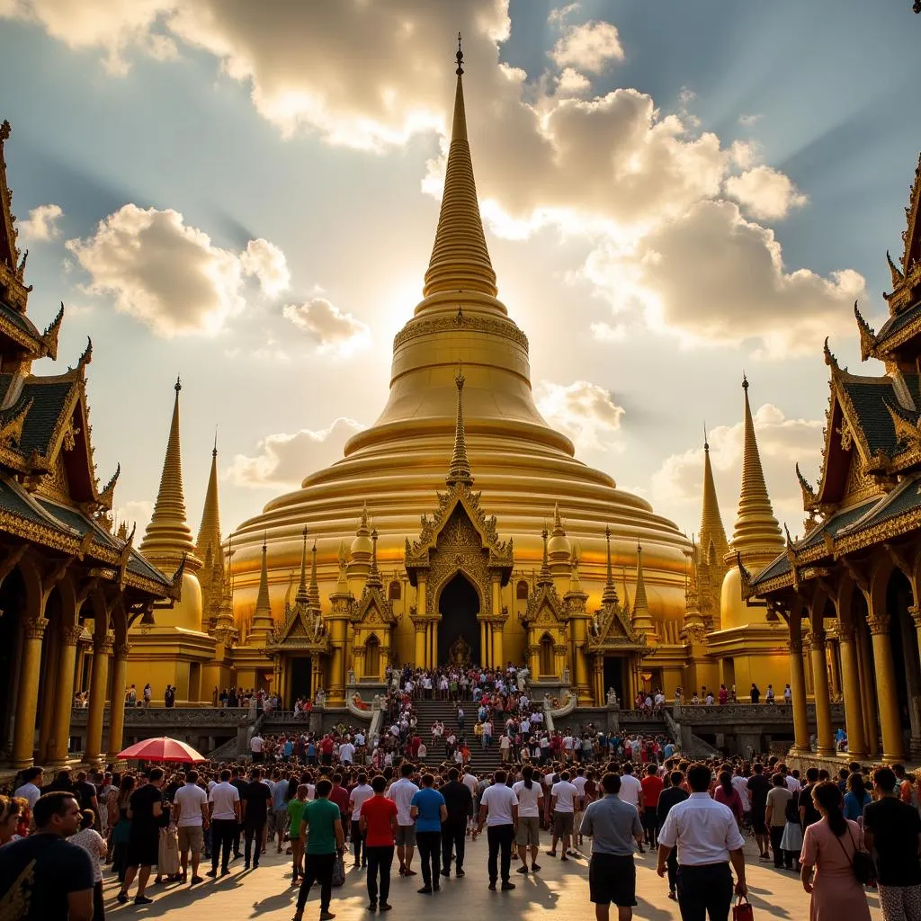 Shwedagon Pagoda in Yangon, Myanmar