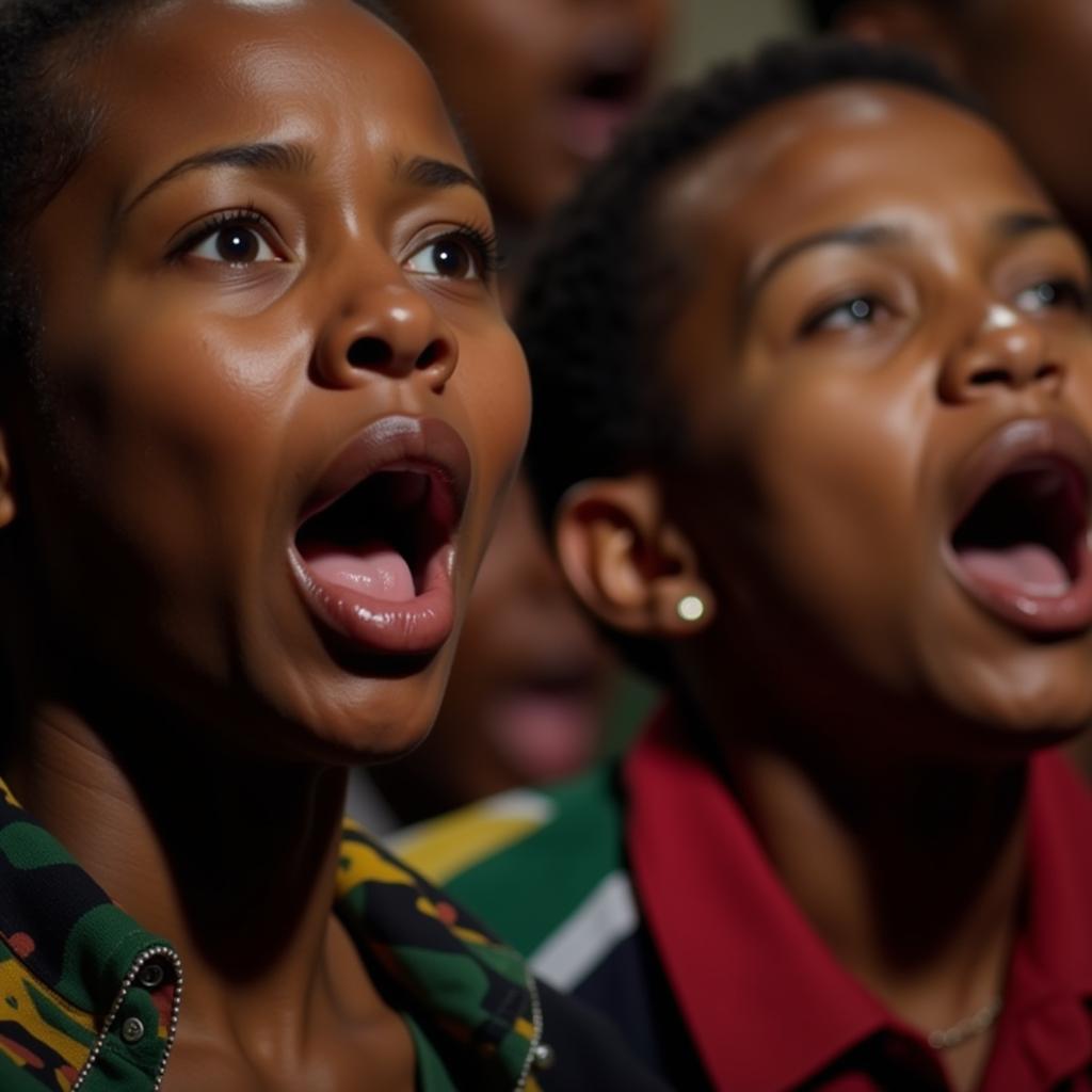 A South African Choir Singing