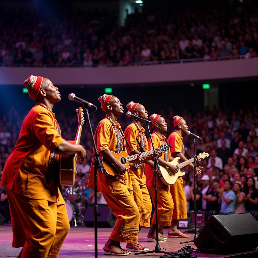 South African Gospel Choir in Performance