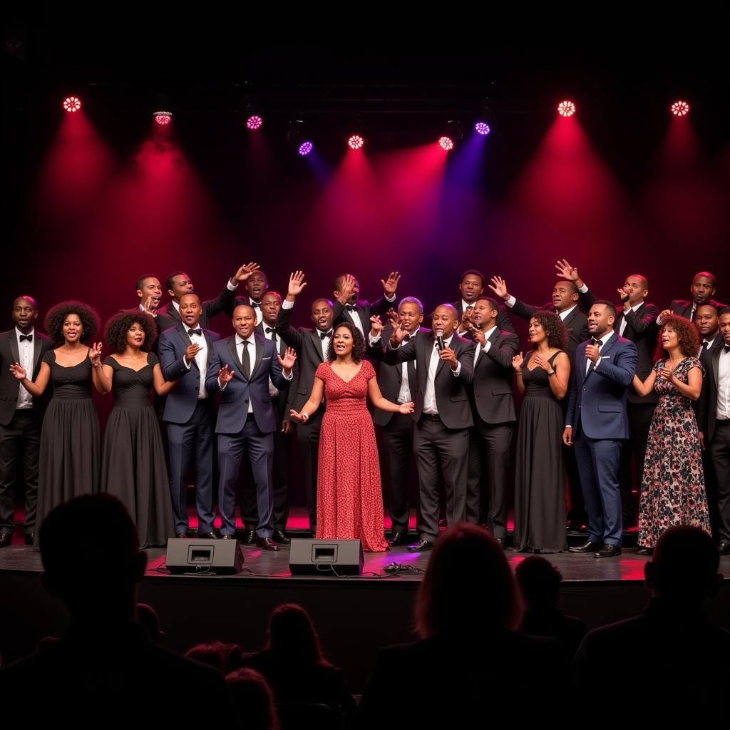 South African Gospel Choir in Performance