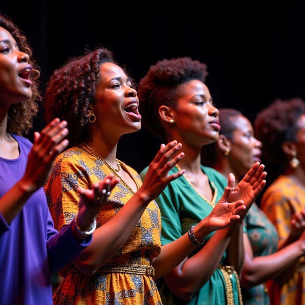 South African Gospel Choir Performing