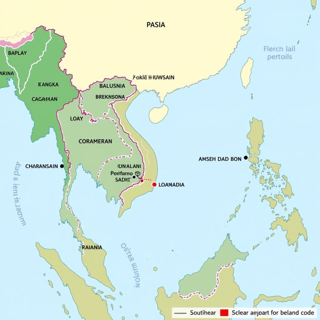 Southeast Asia Airport Map