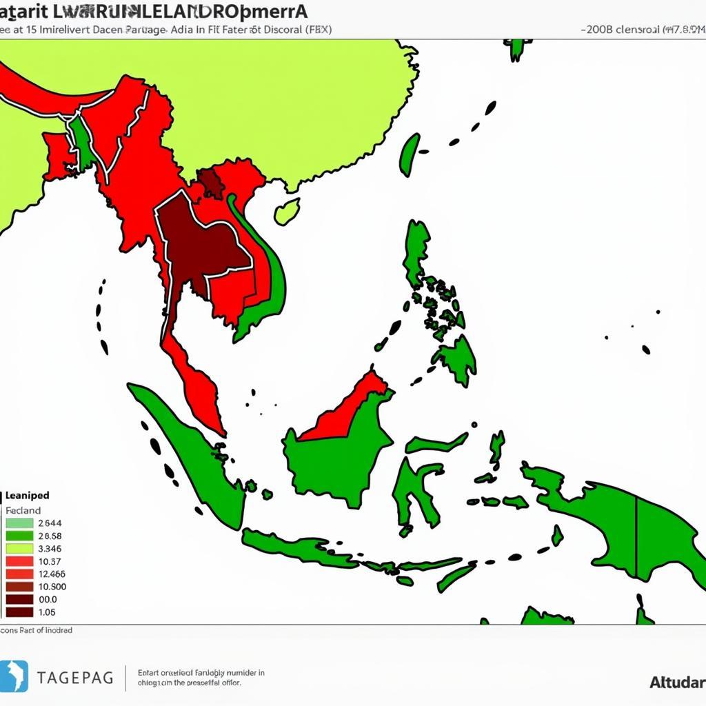 Language Map of Southeast Asia