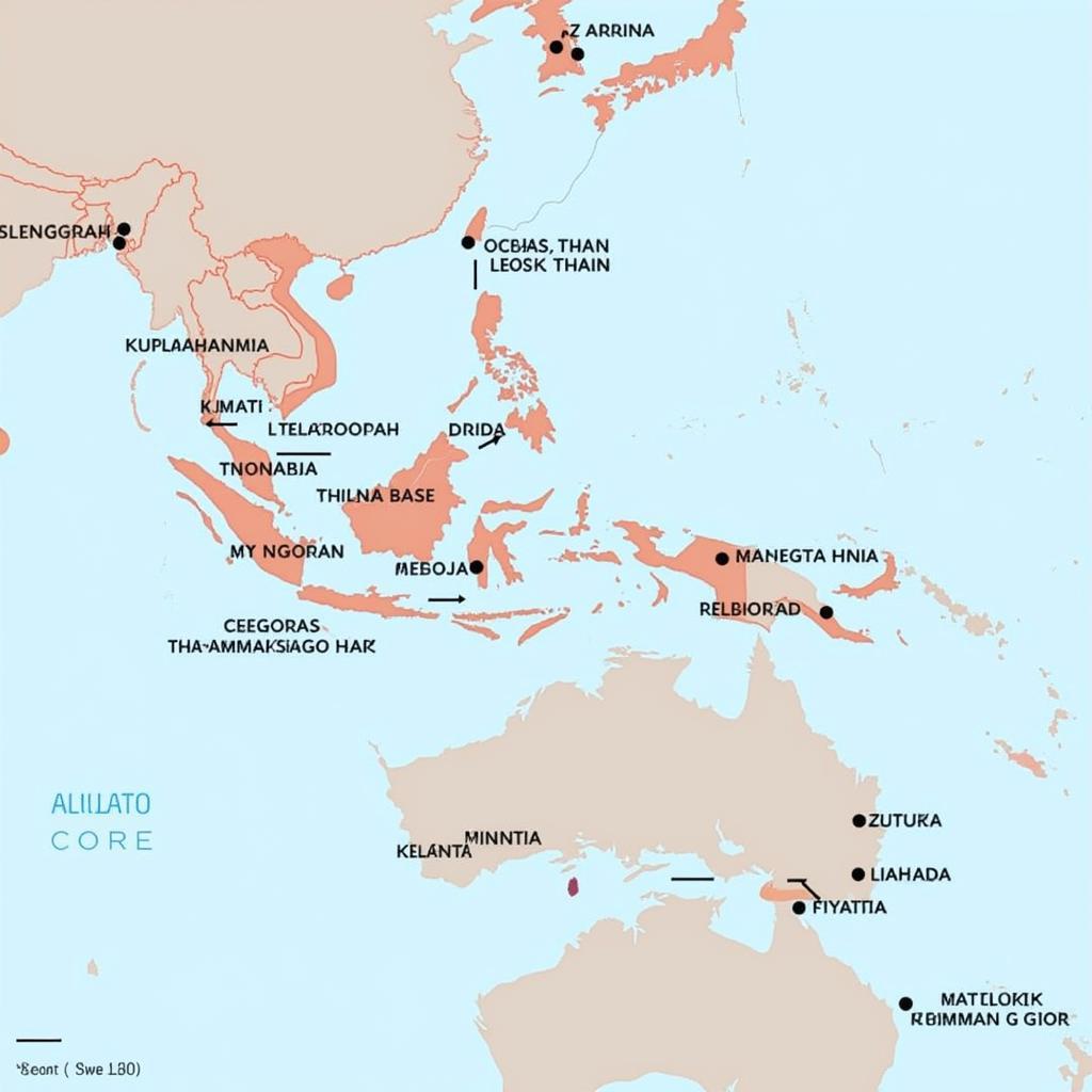 Southeast Asia Linguistic Map