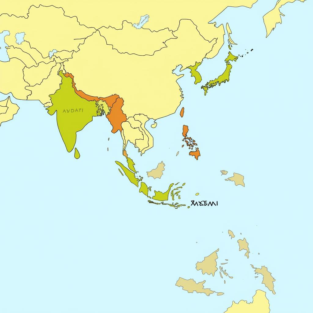 Southeast Asian Map