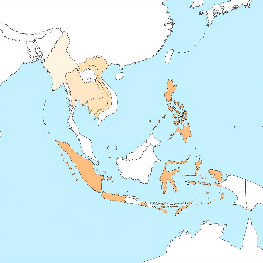 Southeast Asia Map with Sepsis Prevalence Highlighted