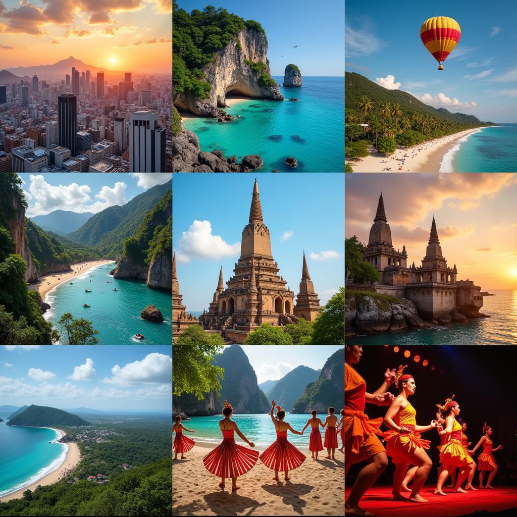 Southeast Asia Travel Montage