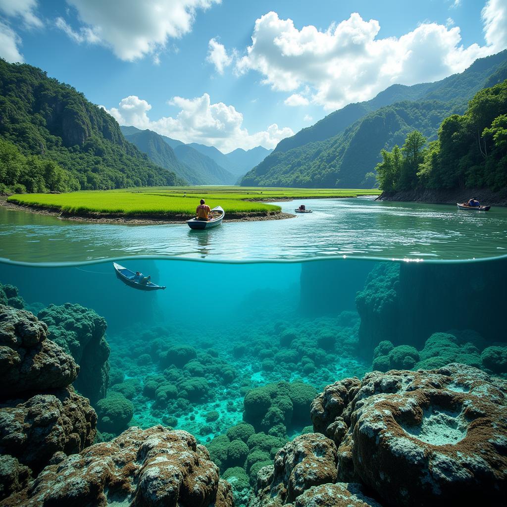 Abundant Rivers and Coastlines of Southeast Asia