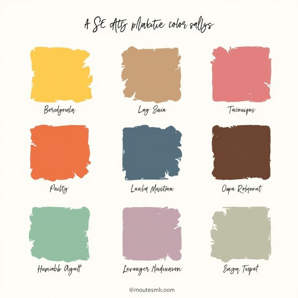 Southeast Asian Color Palettes in ASE format