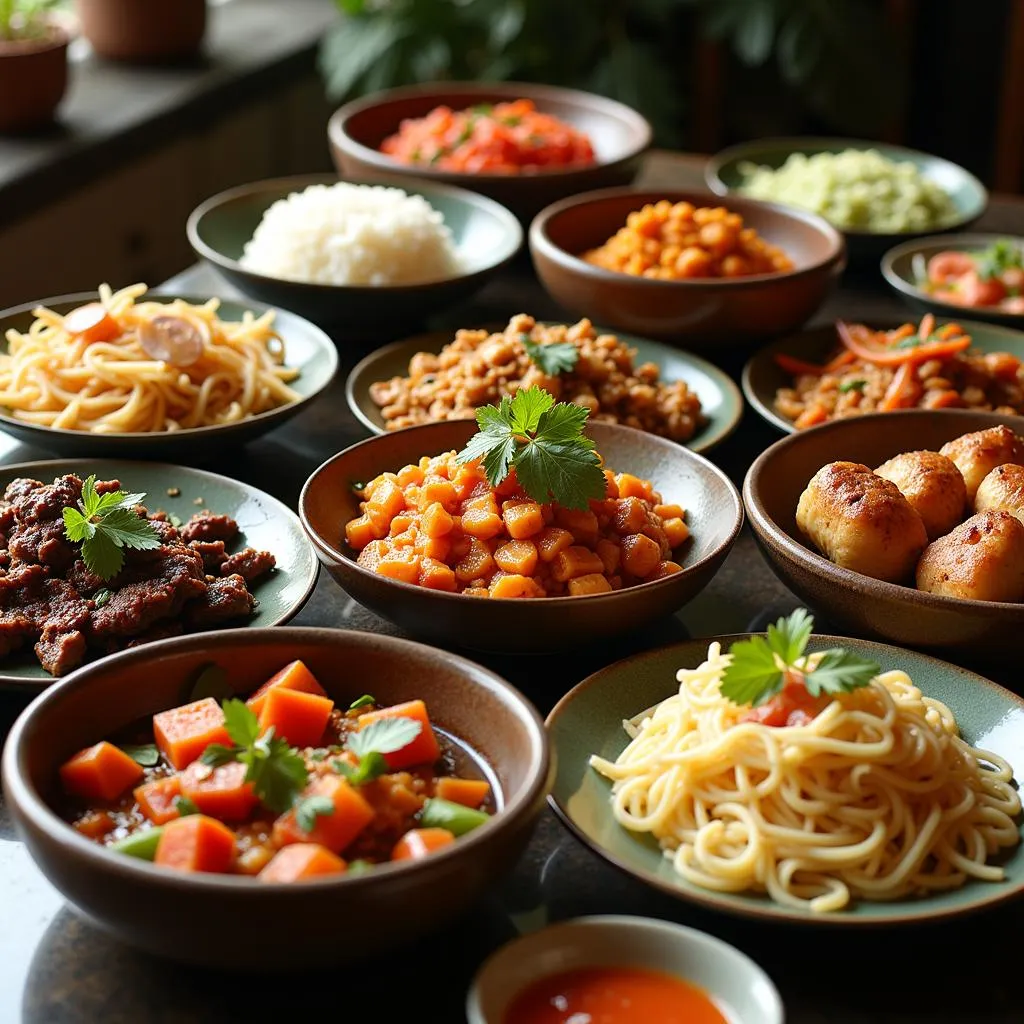 Southeast Asian Cuisine Variety