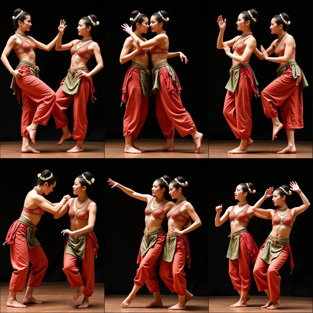 Traditional Southeast Asian Dance and Foot Movements