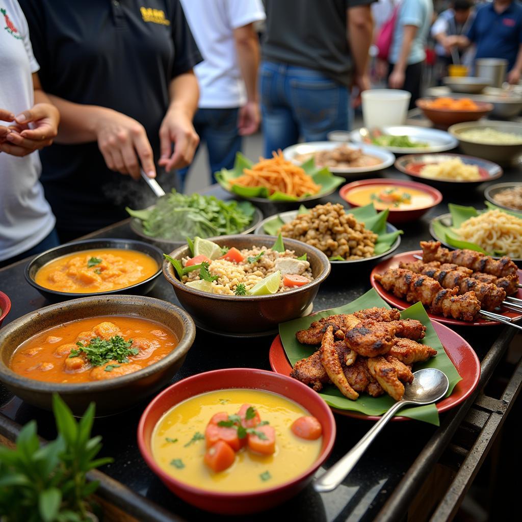 Southeast Asian Street Food Stall