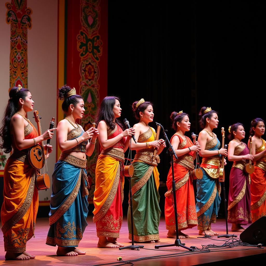 Traditional Southeast Asian music performance