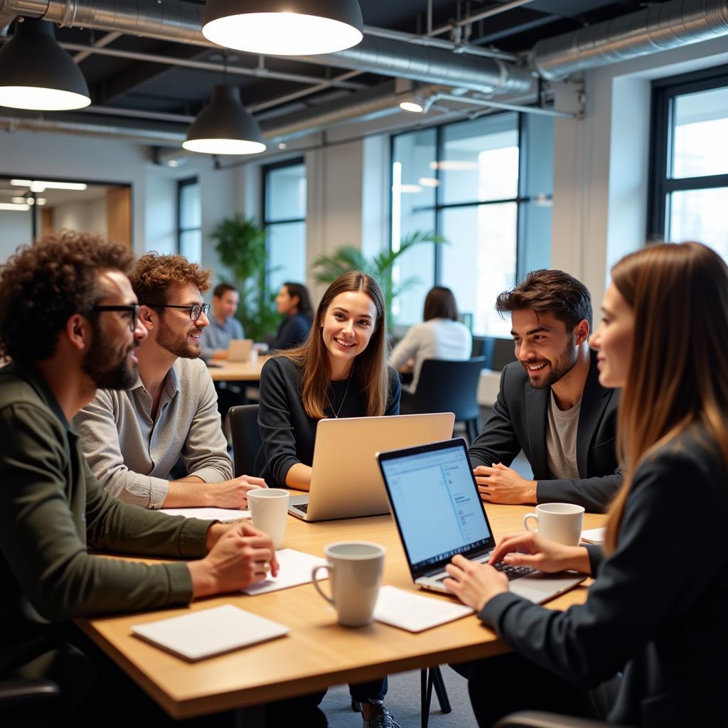 Southeast Asian Software Engineers Collaborating