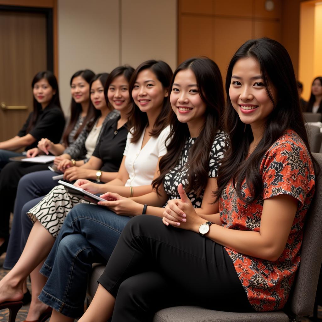 Southeast Asian Women Leaders at an Empowerment Conference