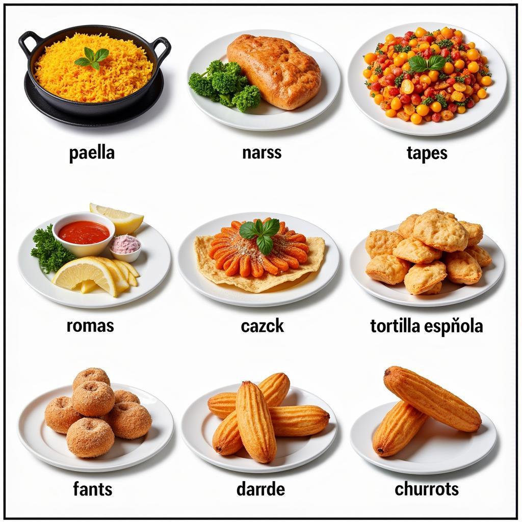 Common Spanish food terms 