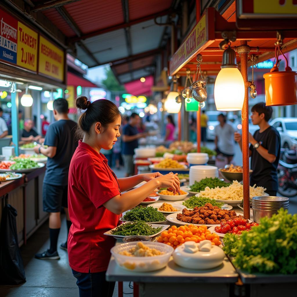 Vibrant Street Food Scene in Southeast Asia