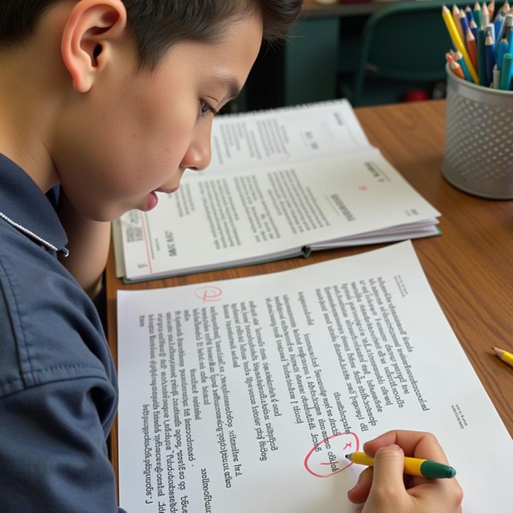 Student analyzing an ASEAN-type question