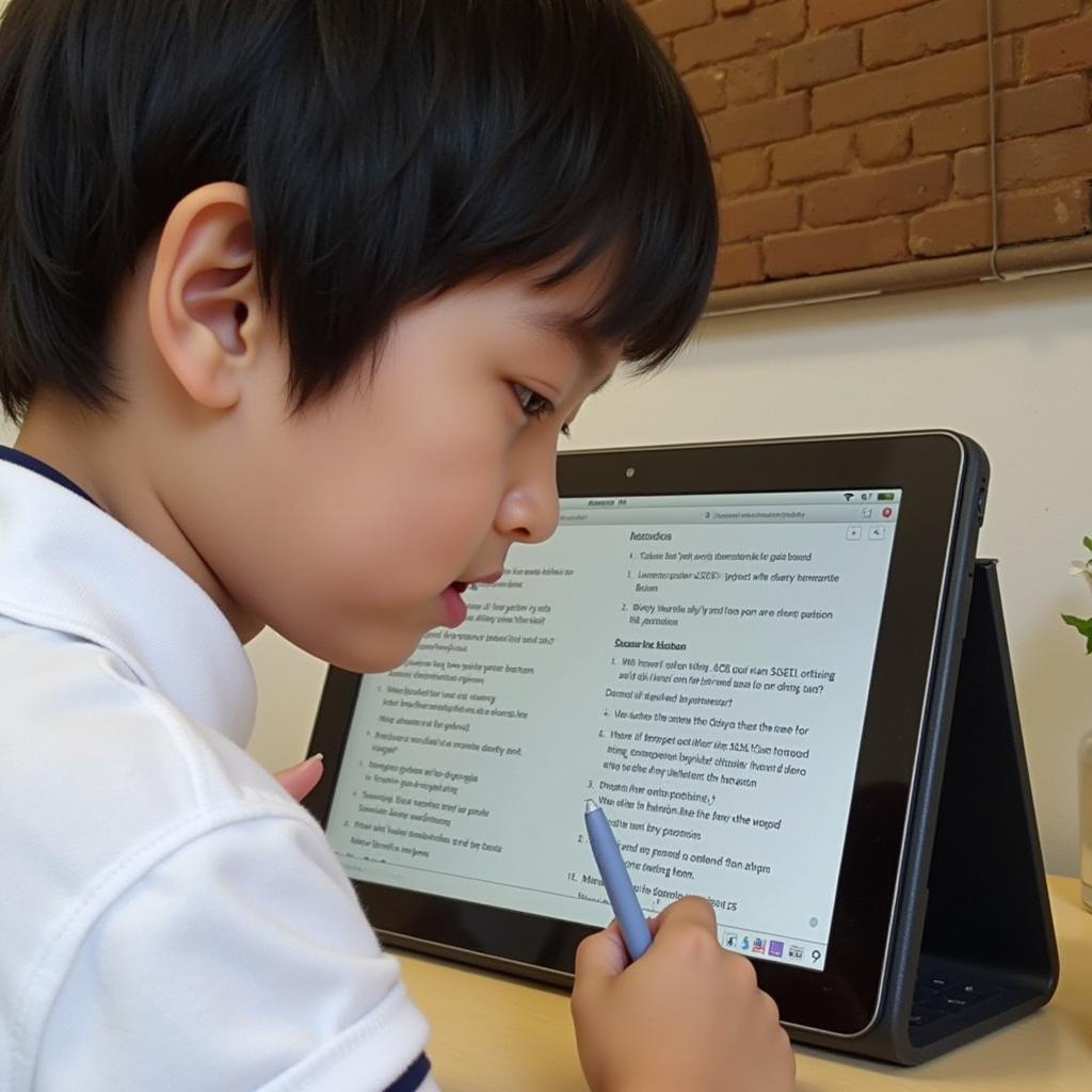 Student Studying ASEAN Questions